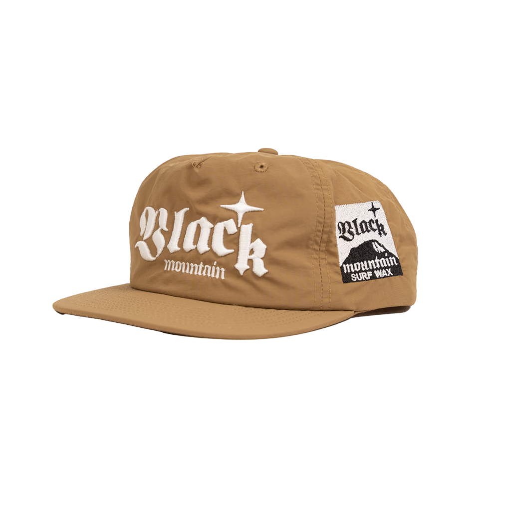 The Black Mountain Saltwater Snapback Hat — Camel