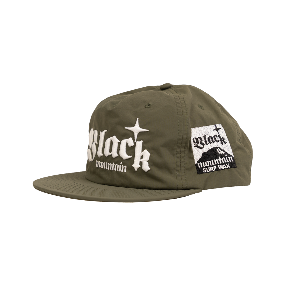 The Black Mountain Saltwater Snapback Hat — Army