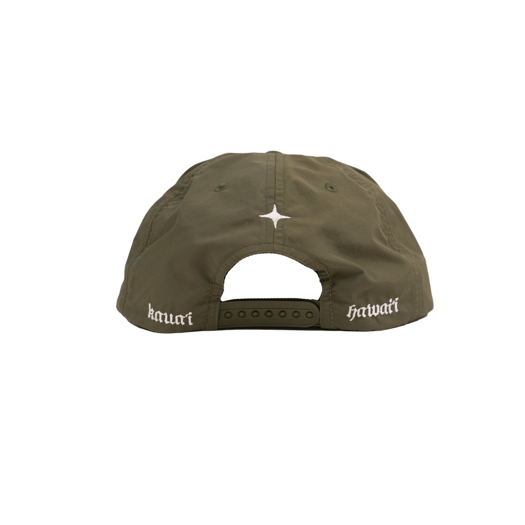 The Black Mountain Saltwater Snapback Hat — Army