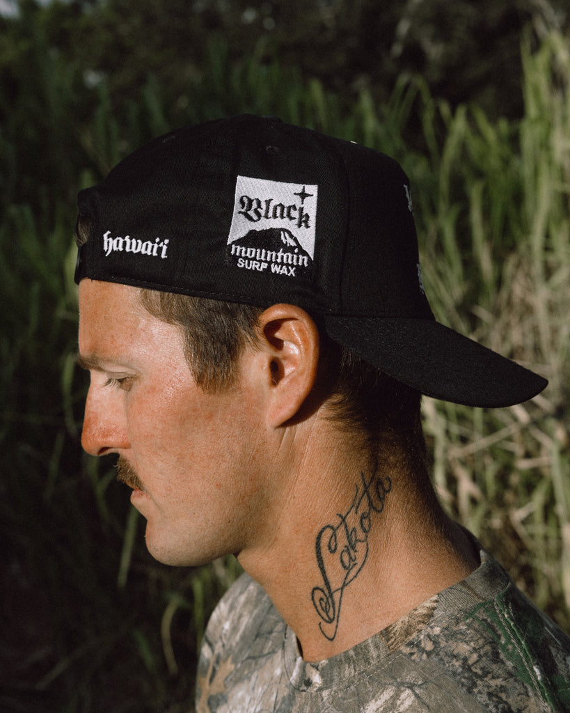 The Old Hawaii Snapback Hat — Black