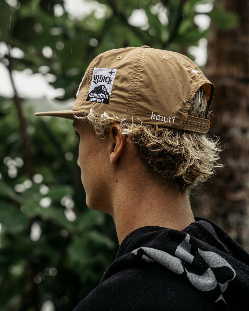 The Black Mountain Saltwater Snapback Hat — Camel