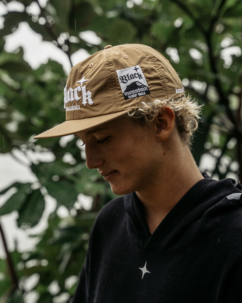 The Black Mountain Saltwater Snapback Hat — Camel