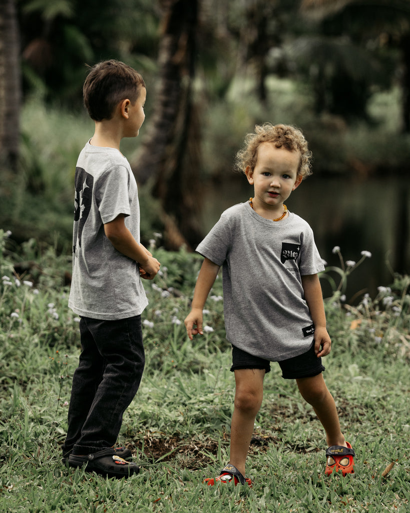 The Youth Southern Sky Tee — Heather Grey