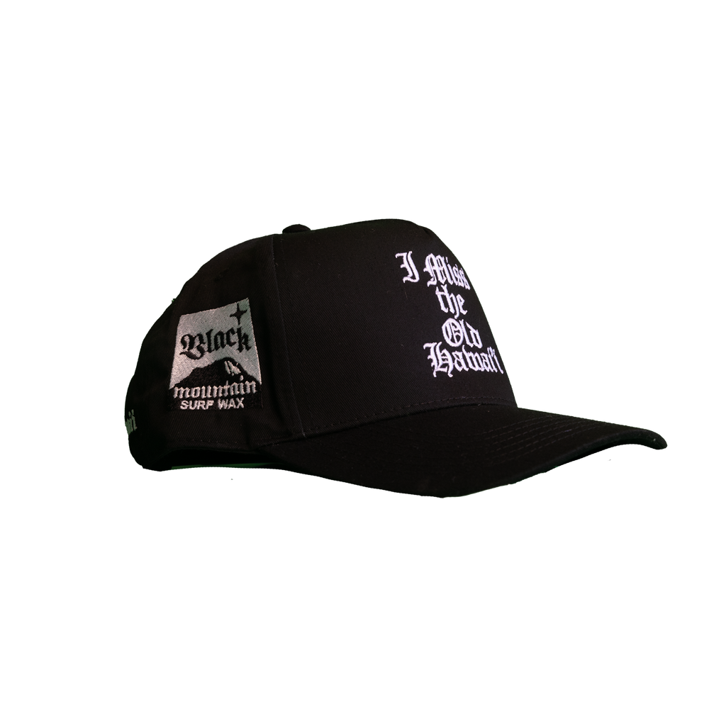 The Old Hawaii Snapback Hat — Black