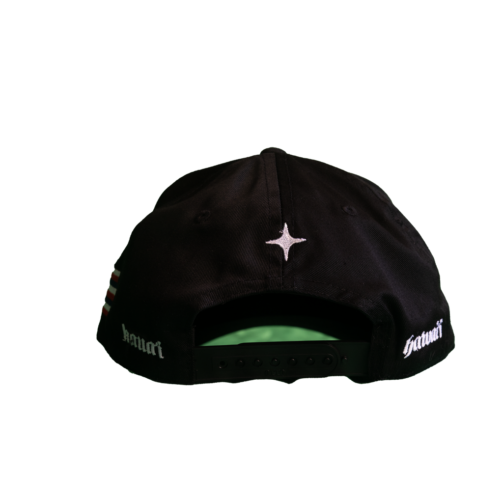 The Old Hawaii Snapback Hat — Black